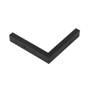 Junção Perfil Sobrepor Teto/Teto 100X100Mm Preto 30761 Wood Usina Design