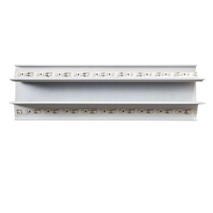 Perfil Sobrepor Para Fita Led 2000Mm Branco 30810/2000Branco Trovao Usina Design