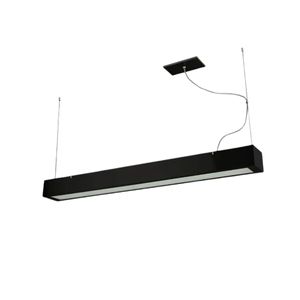 Pendente 1X 40W T8 Retangular Preto 4706/125Fch Tropical Slim Usina Design