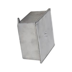 Caixa Passagem Alumínio 100X100X60Mm Cps/10 Tampa Reversível Sem Pintura E007010015 Wetzel