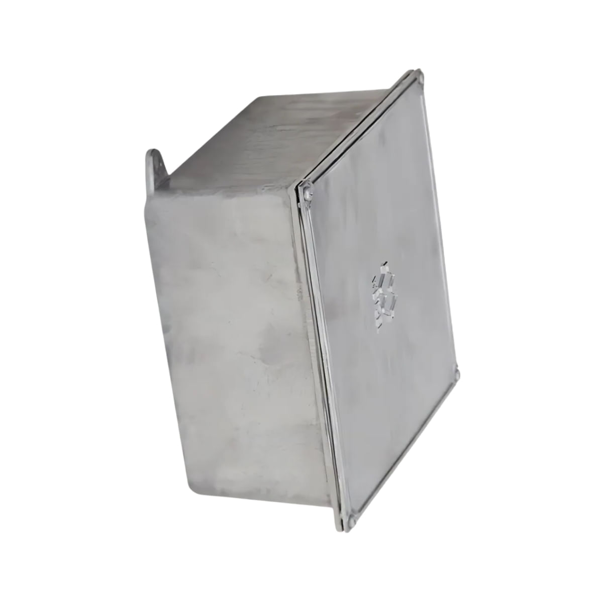 Caixa de Passagem para Piso 100x100x60mm em Alumínio Wetzel