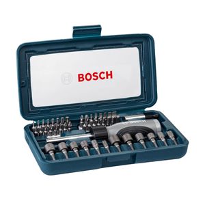 Kit De Pontas E Soquetes Para Parafusar 46 Peças Bosch