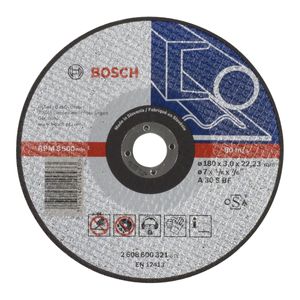 Disco De Corte Pro Metal 180×3,0 Mm Centro Reto Com 25 Bosch
