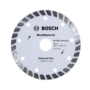 Disco Diamantado Multimaterial Turbo 110 Mm Bosch