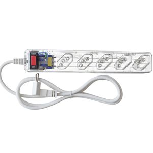 Régua Dps 5T 2P+T Lcf 10A Energia Transp. Clamper