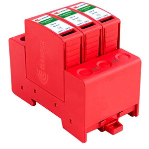 Protetor Dps Solar 3P 40Ka 1000V Corrente Contínua Clamper