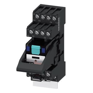 Relé Interface 24Vcc 6A LED Vermelho 4NA LZS-PT5A5L24 Siemens