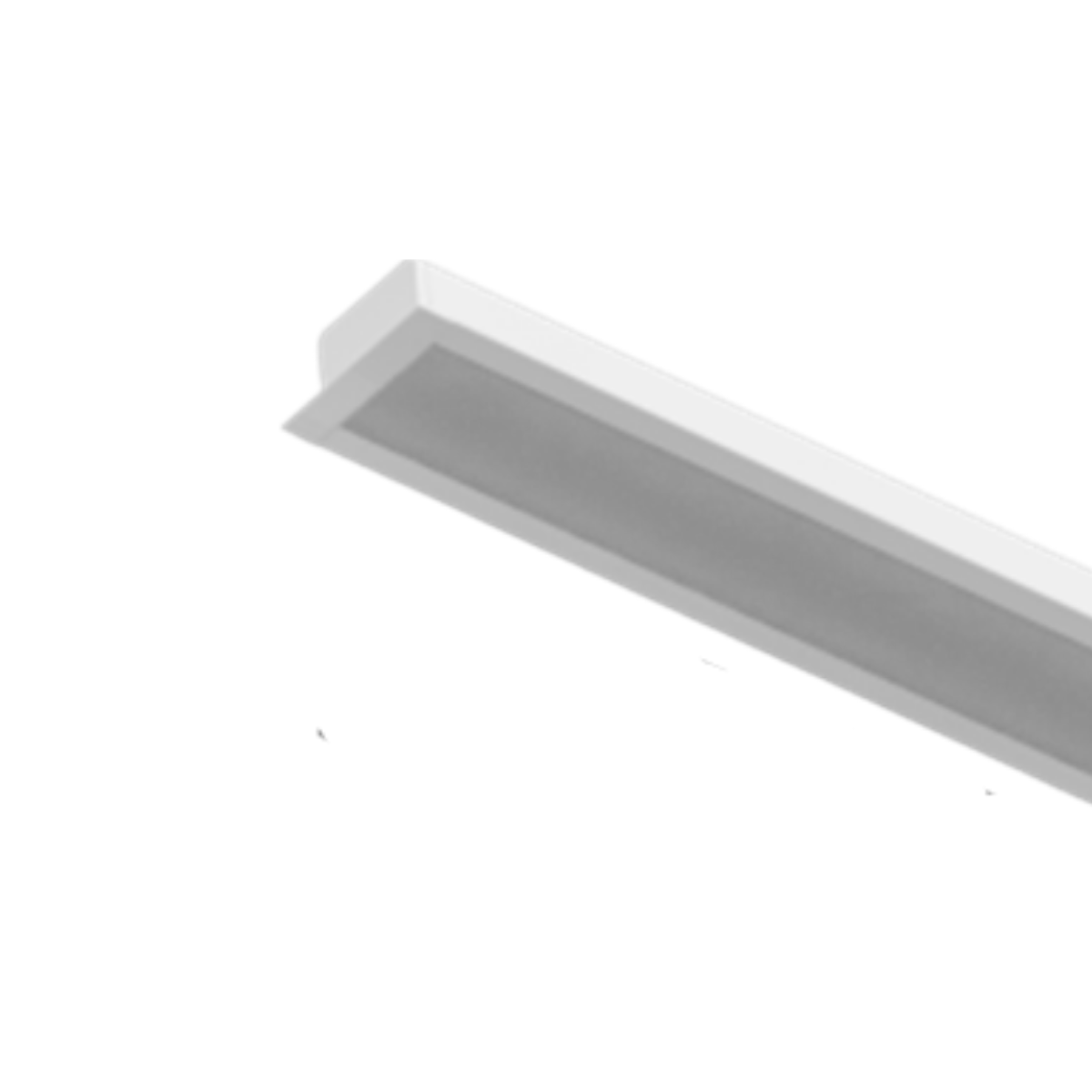 Perfil de Embutir para Fita Led 3 Metros Branco AY302003 Lume Ayla