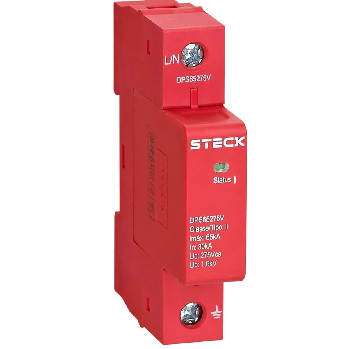 Protetor-Sobrecarga-Dps-1P-65Ka-275V-Classe-Ii-Dps65275V-Steck| ANDRA