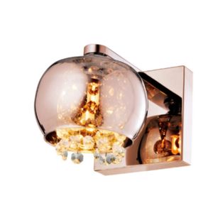 Arandela 1 Para G29 Metal/Vidro Cobre QAR1281CO Dublin & Studioluce