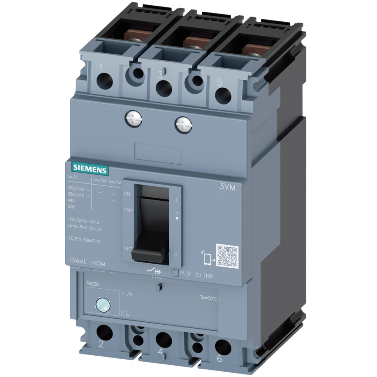Disjuntor Caixa Moldada Tripolar 18-25A 25Ka 380V 3VM1125-3EE32