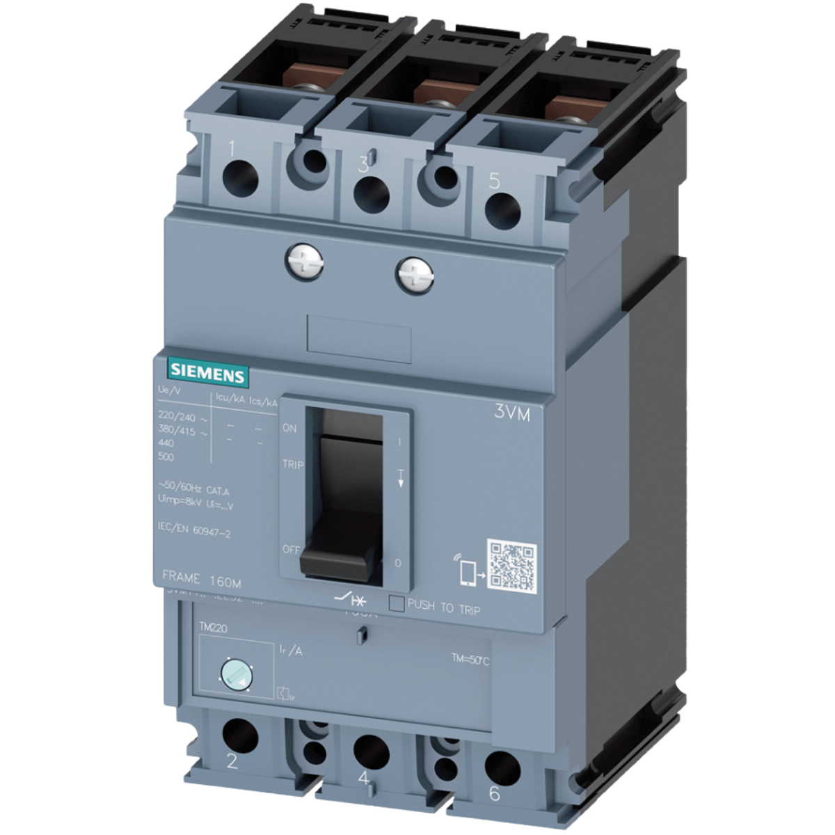 Disjuntor Caixa Moldada Tripolar 28-40A 25Ka 380V 3VM1140-3EE32