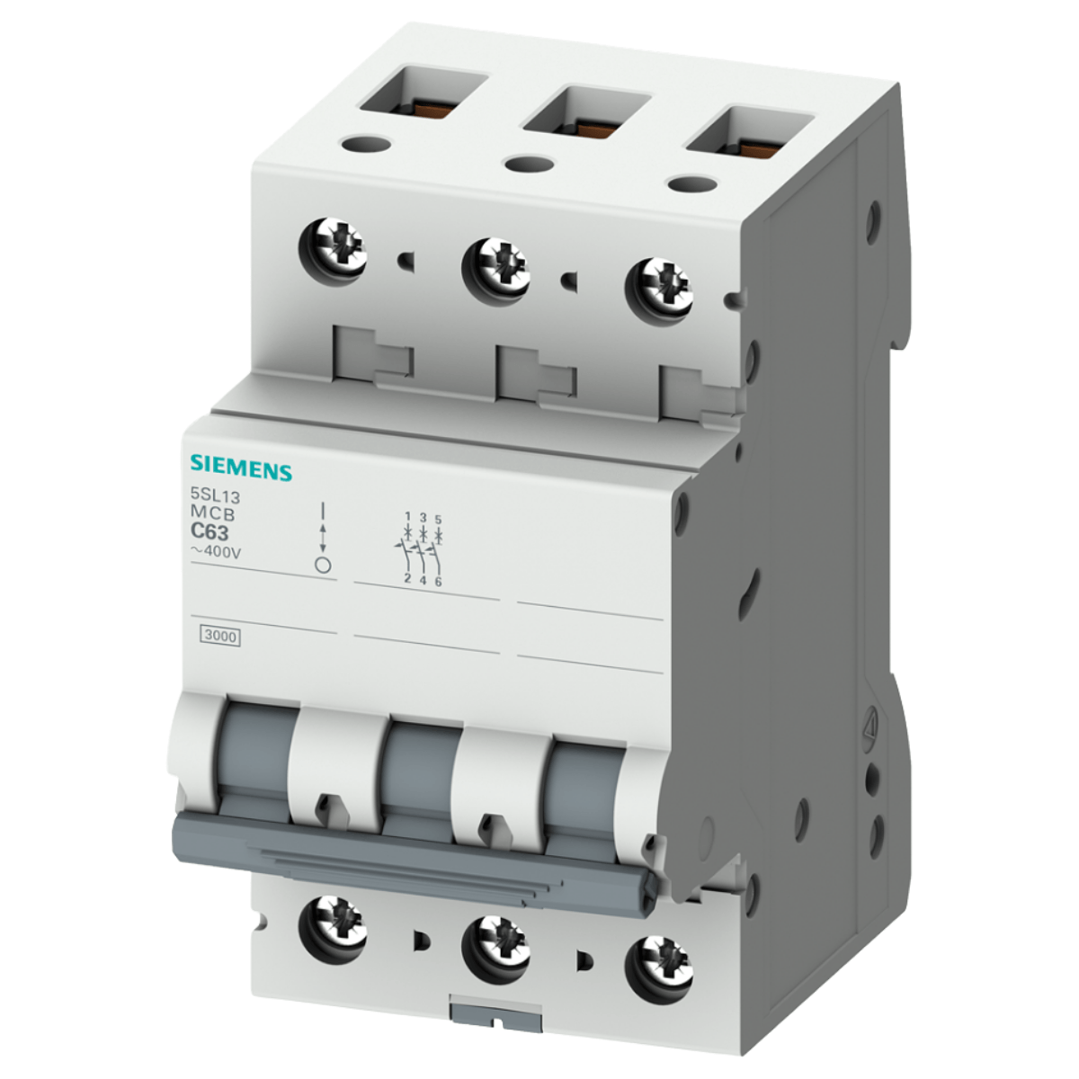 Disjuntor 3P 40A C 3Ka 5Sl1 Nbr Nm 60898-1 5SL13407MB Siemens | ANDRA