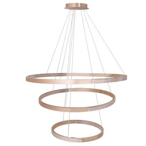 Pendente Led 88W 3000K Bivolt Dourado SL0601H3GD Roma Hevvy