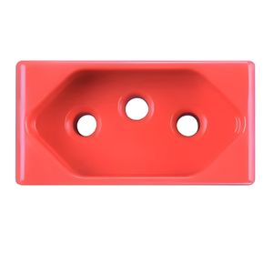 Módulo Tomada 2P+T 20A 250V Pb Vermelho Tramontina