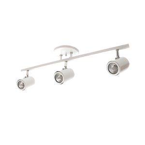Spot de Sobrepor Para 3 Lâmpadas GU10 Branco 00203TRBR Trilho Flash Ty