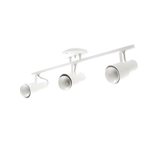 Spot de Sobrepor 3 Lâmpadas E-27 PAR20 Branco 00103TRBR Trilho Focus TY