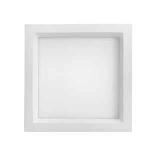 Painel LED De Embutir Quadrada Recuada Bivolt 12W 1000 Lúmens 17x17cm Branco Saveenergy