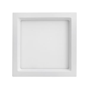 Painel LED De Embutir Quadrada Recuada Bivolt 12W 1000 Lúmens 17x17cm Branco Saveenergy