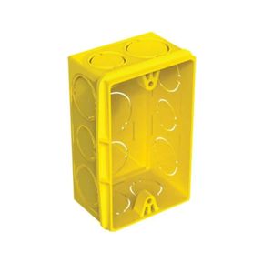 Caixa Pvc De Embutir 4X2 Amarelo 57500/044 Tramontina