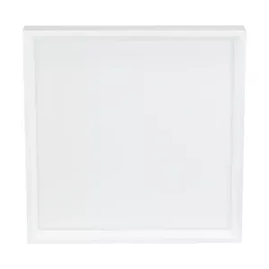 Luminária Sobreposta Led Quadrada Recuada 28W Bivolt 4000K Branco STL23905BR/40 Deep Stella