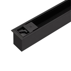 Trilho Eletrificado Embutido 1MT Preto STL22401PTO Trace Stella