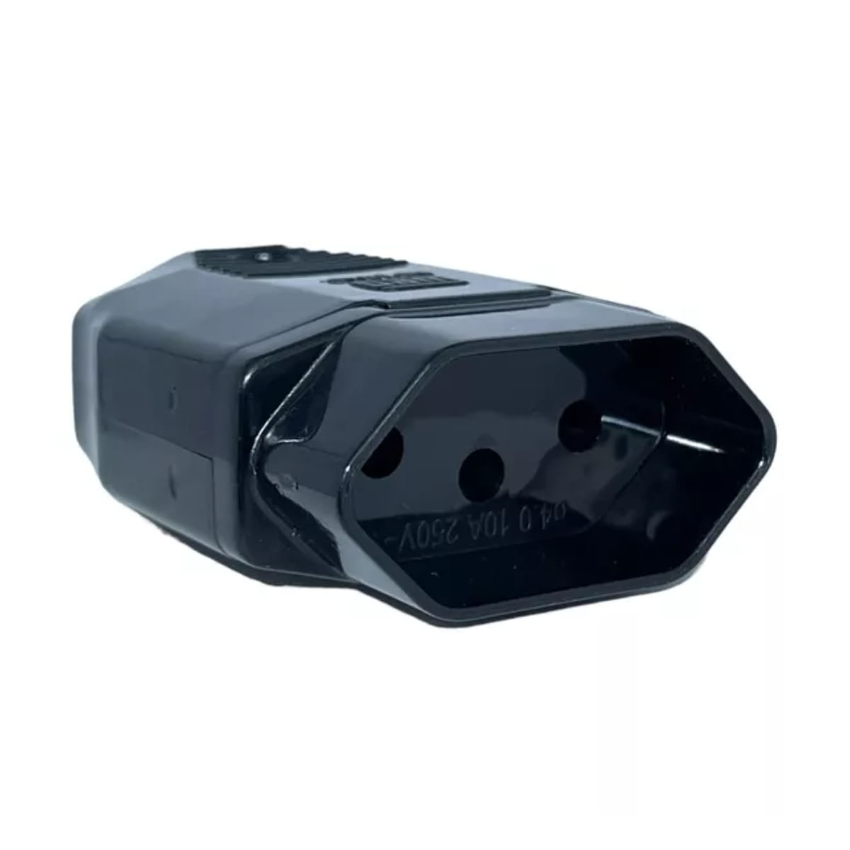 Plug 2P+T 10A-250V Fêmea Preto PLUG10A Weg | ANDRA