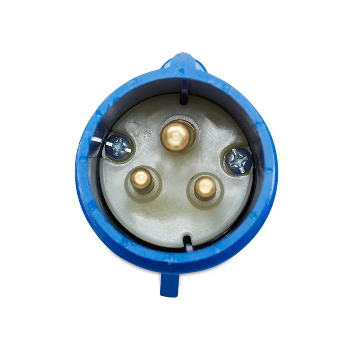 Plug 2P+T 16A 220/240V 6H Azul Newkon N3076 Steck| ANDRA